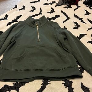 lululemon athletica Green Half-Zip Sweatshirt